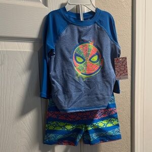 Jumping Beans Marvel Spider-Man 2-piece toddler boy swim set